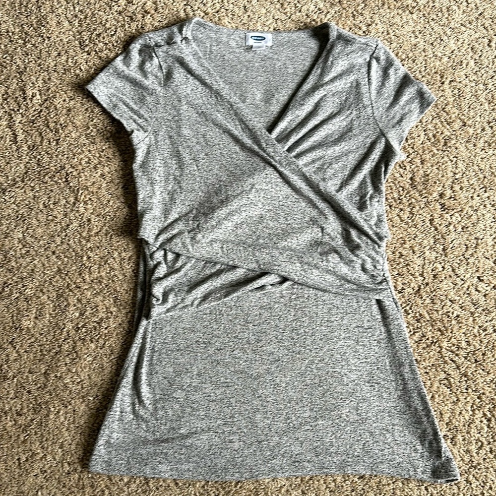Old Navy Maternity Cross-Front Nursing Top, Size M